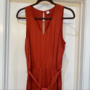 NWT Waist defined culottes jumpsuit Old Navy